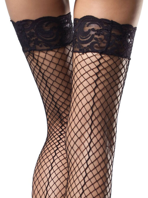 stay-up-industrial-net-backseam-thigh-highs-with-lace-top-and-satin-bow-accent-one-size-black-img2