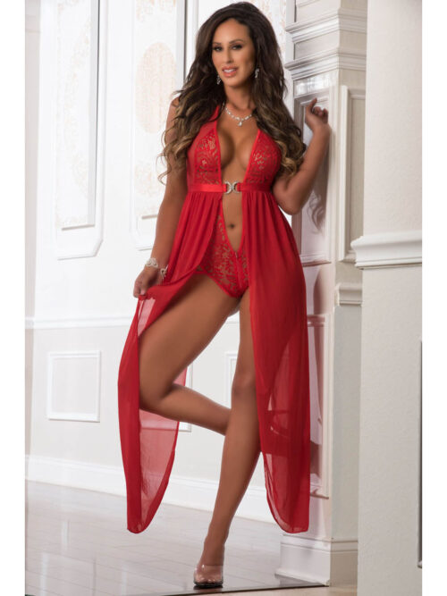 zipper-crotch-teddy-gown-one-size-red-img1