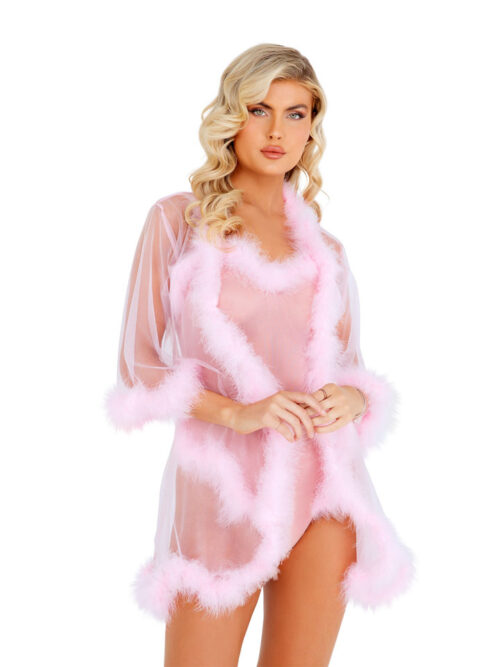 baby-pink-sheer-marabou-robe-img1